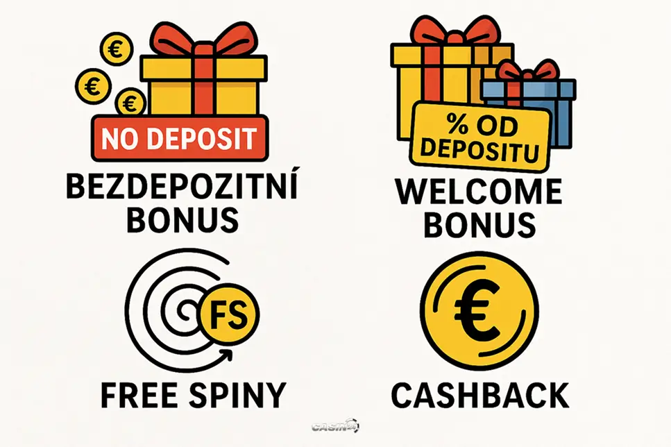 Bonusy v českém online kasinu